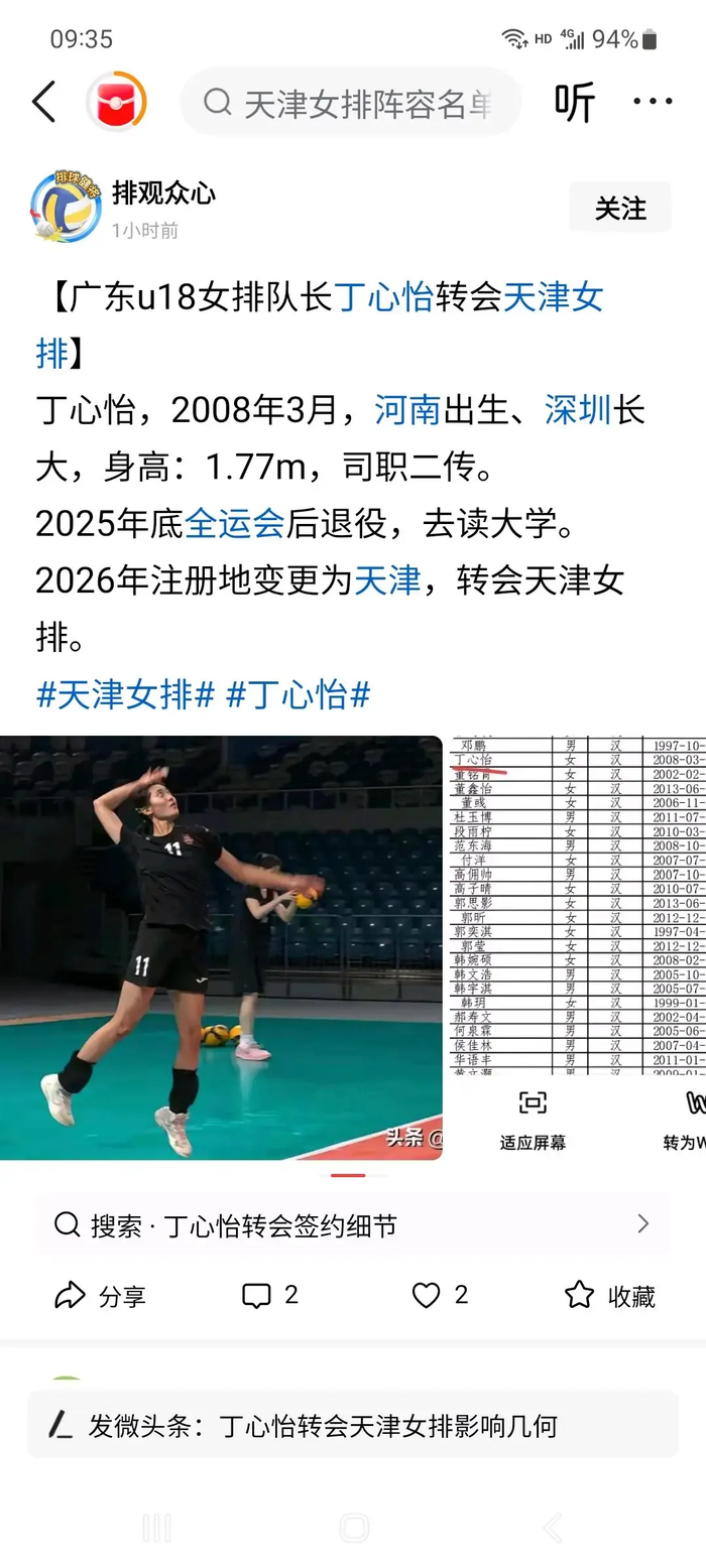 天津女排再引二传引争议！挖角李响队友，是妙招还是昏招？|李盈莹|丁心怡|全运会|朱航霆|球队_新浪新闻
